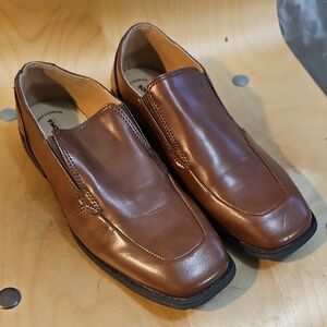 Kohl's Tan Leather Men's Slip-On Loafers